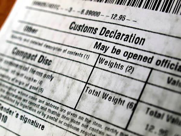 Фото перевод экспортной декларации